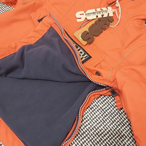 Napapijri Rainforest unisex lightweight jacket size 24 months new, orange