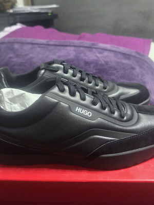 Hugo Boss Men's Matrix Sneakers Low Top Black Size 42 New
