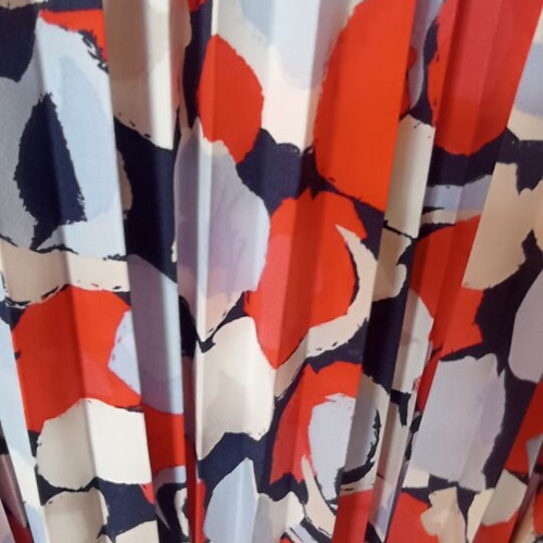 Tom Tailor pleated skirt with elastic waist size large like new multicolor