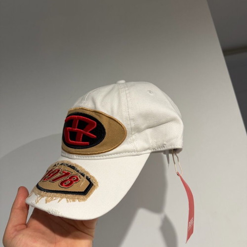 Diesel cap new, white, adjustable size unisex