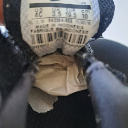 Nike shoes used size 19.5 baby black