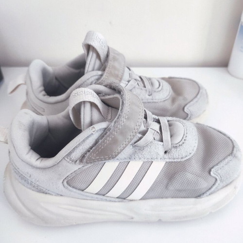 Adidas Kids Shoes Size 27 Used, Gray Sneakers