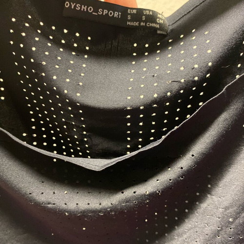 Oysho Sport sleeveless top black like new, size S