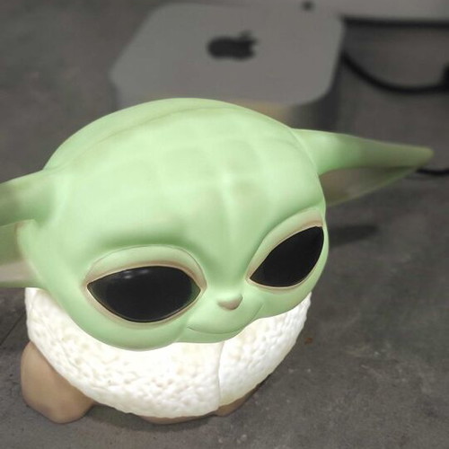Paladone Star Wars The Mandalorian The Child decorative lamp like new, green 15cm