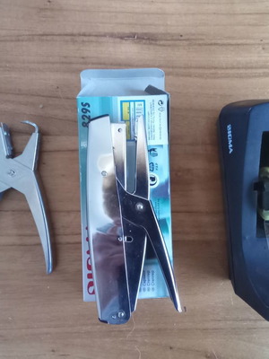 Stapler and Can Opener new with Tape Stand
