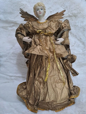 Angel Christmas tree topper like new
