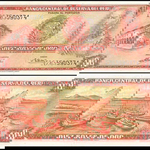 ΠΕΡΟΥ - 10 Soles de Oro 1971 - UNC