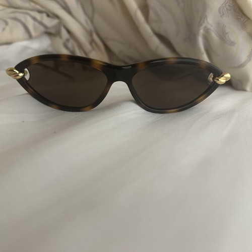 Bottega Veneta sunglasses like new, black and brown