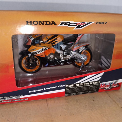 Honda RC212V Moto GP 2007 Miniature Die-Cast Model New