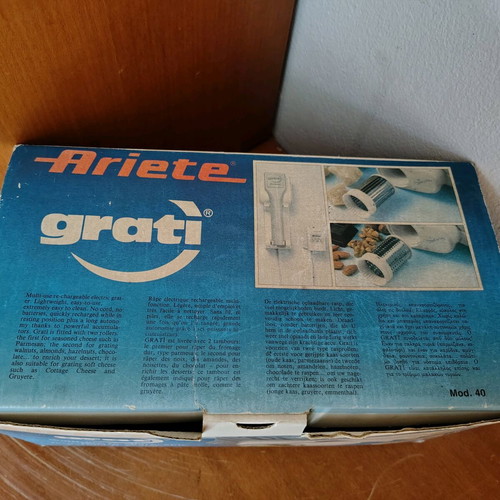 Ariete grati hard cheese grater new