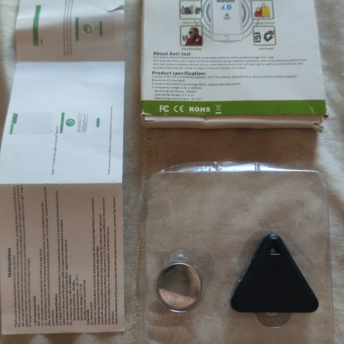 Bluetooth location tracker and anti-theft alarm used