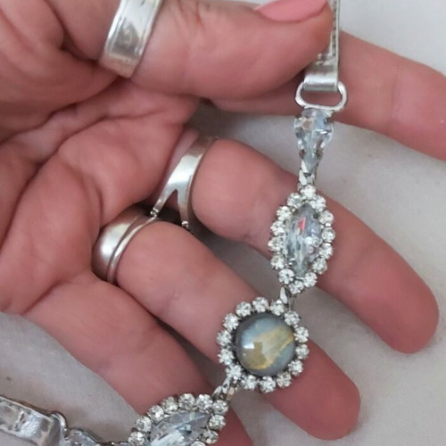 Anklet with Silver Straps Princess Model like new