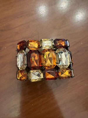 Bracelet with colorful large stones faux bijoux new