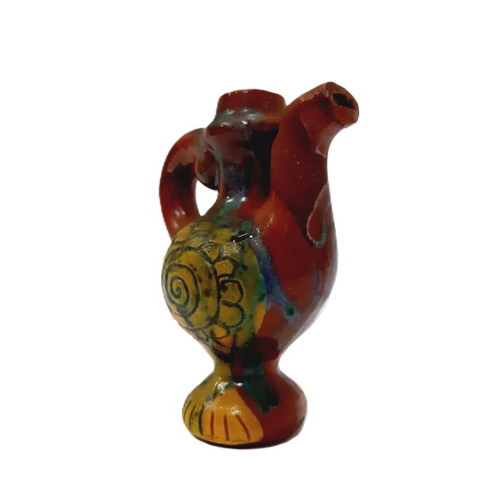 Vintage Mini Jug with Whistle 1970s Handpainted Bulgaria like new