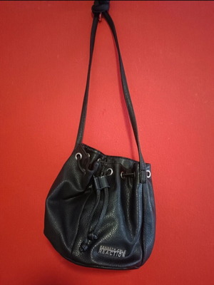 Kenneth Cole Reaction shoulder bucket bag, black