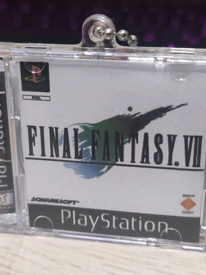 Final Fantasy VII PAL Version Keychain new with NFC and Soundtrack