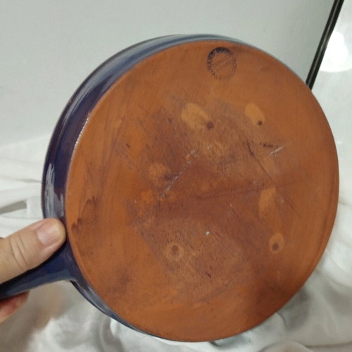 Sifneiko handmade ceramic saganaki new, 23 cm