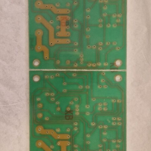 Set of 6 double green blank PCBs for DIY electronics