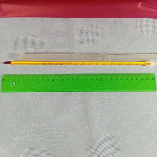 Laboratory Thermometer Glass Alcohol -10 to 150°C like new