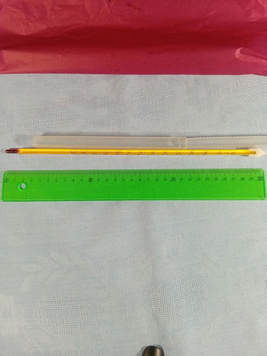 Laboratory Thermometer Glass Alcohol -10 to 150°C like new