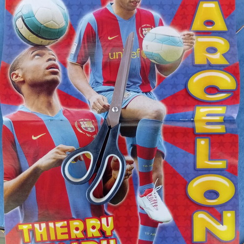 Match Football Magazine Issue 17-23/7/2007 Like New with Henry Poster