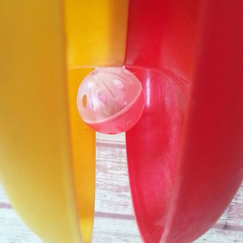 Cat toy with ball used
