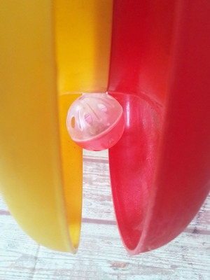 Cat toy with ball used