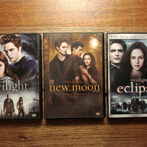 Twilight Saga Trilogy 3 DVD set with Greek subtitles