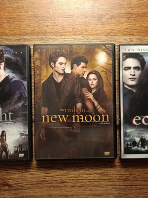 Twilight Saga Trilogy 3 DVD set with Greek subtitles