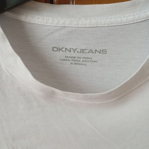 Cotton blouse DKNY, white, sizes XS and S
