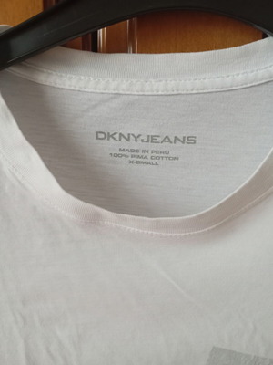 Cotton blouse DKNY, white, sizes XS and S