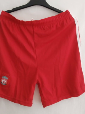 Ποδοσφαιρικό σορτσάκι Liverpool καινούργιο, κόκκινο, εφηβικό 8-14 ετών