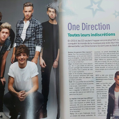 Star Fizz French Magazine March April 2014 One Direction like new