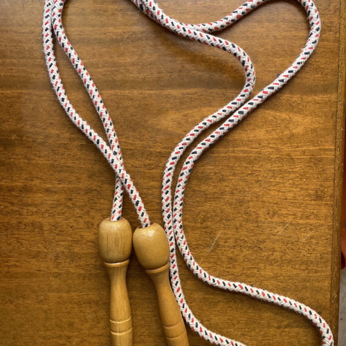 Fitness jump rope used