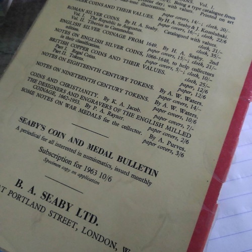 Greek Coins and Their Values used book from 1959