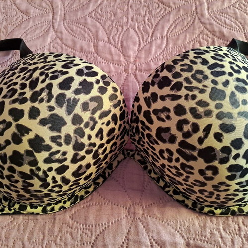Leopard push-up bra, size 75E