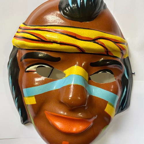 Vintage carnival plastic mask like new