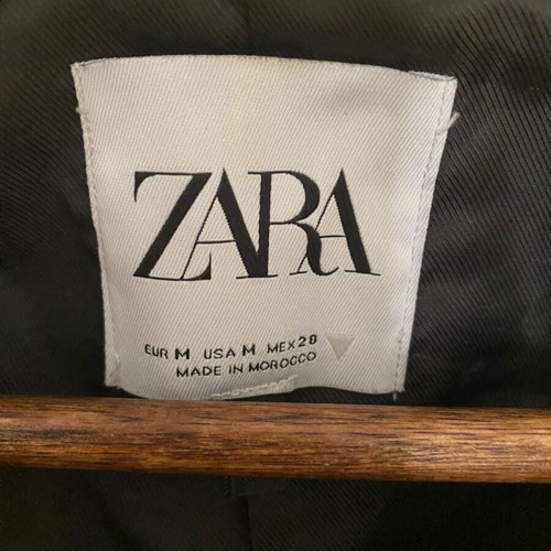 Zara crop jacket used, size M, yellow