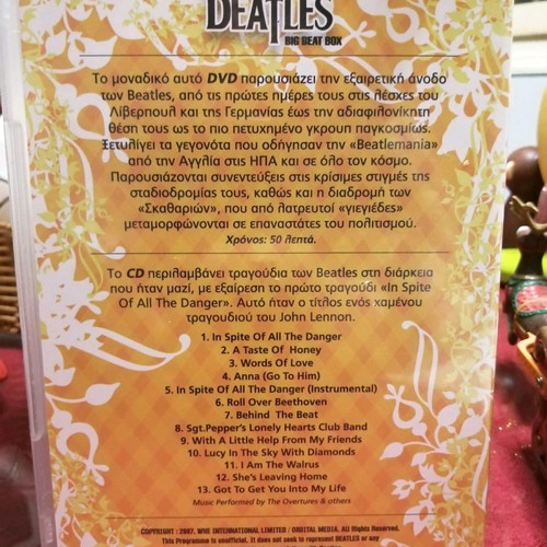 The Beatles Collectible Box Set with 1 DVD and 1 CD new
