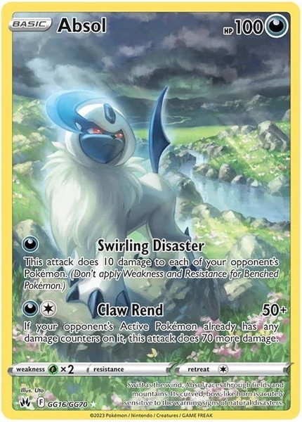Absol GG16/GG70 Full Art Crown Zenith