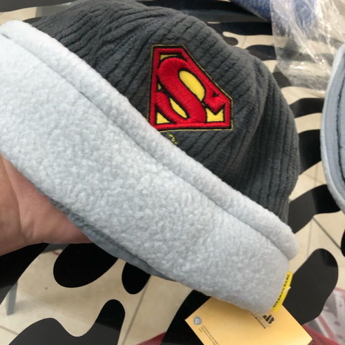 Superman hat new, grey with logo
