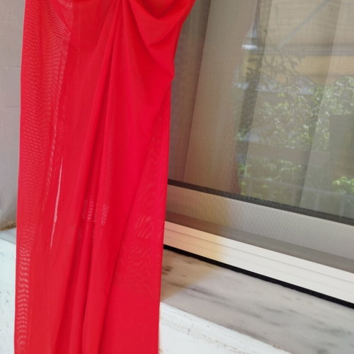Evening dress red, size Small, like new, fitted