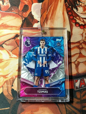 Κάρτα Stefanos Tzimas Premier League Topps 2025 Rookie Diamond καινούργια