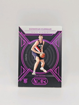 Panini Noir Donovan Clingan Rookie Σαν καινούργιο /25