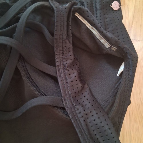 Sports bra, medium size, black