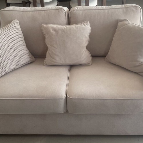 Set of 2 living room sofas, waterproof fabric