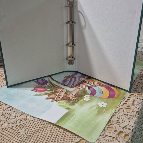 Vintage children's folder new from old bookstore