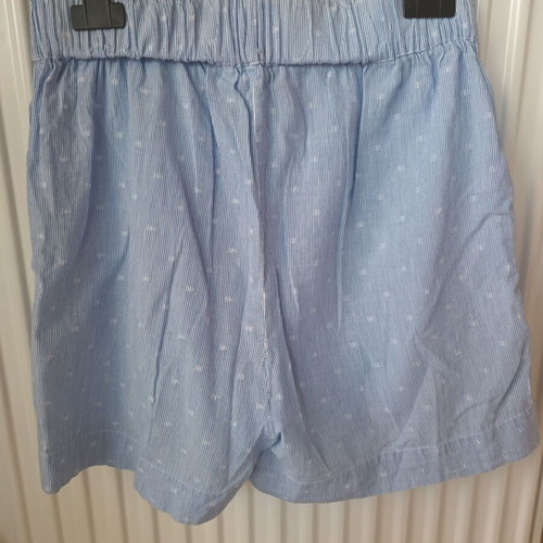 Nisω shorts like new, cotton, white and blue, size S