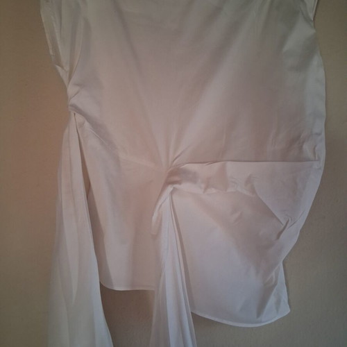 Zara sleeveless shirt, white, size M / 38 / 10