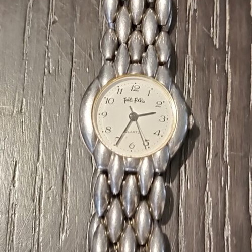Folli Follie women's watch used, silver 925